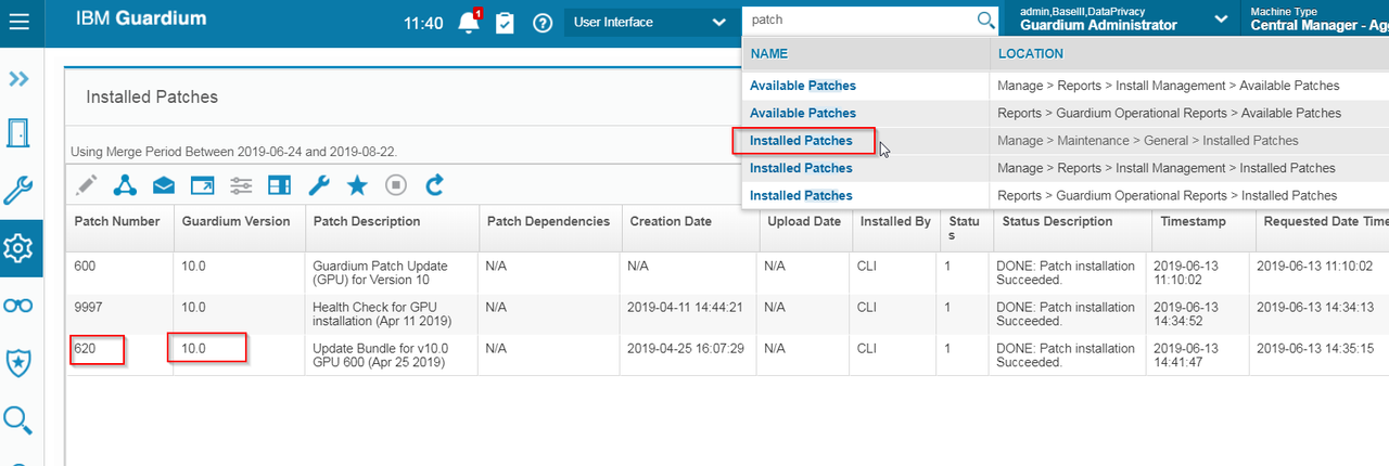 IBM Guardium Upgrade and Patch Installation (GIM, STAP, SNIFFER, GUP, DPS)