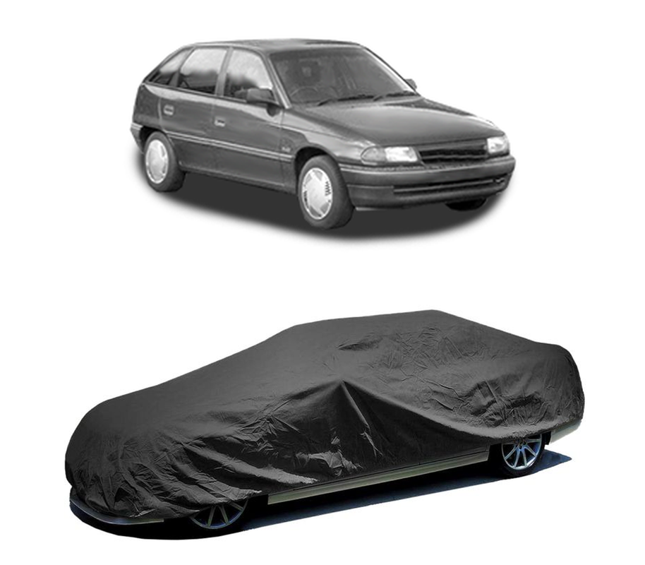 Husa tip prelata auto pentru OPEL ASTRA F CLASSIC Hatchback (T92) 1998 - 2002,culoare negru, material textil impermeabil, rezistanta la intemperii praf UV, CARPASSION Husa Protectie