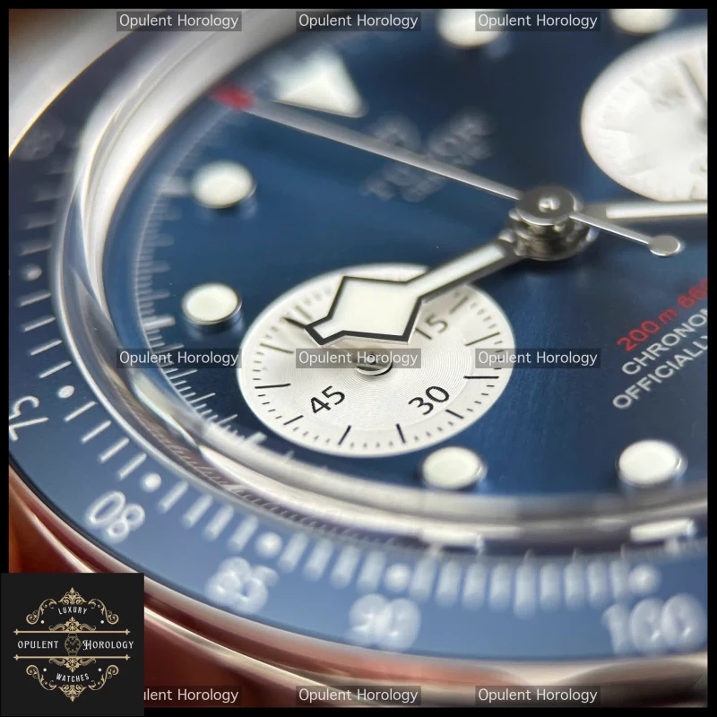 Tudor Black Bay Chronograph Replica 41mm Blue Dial Steel Bracelet