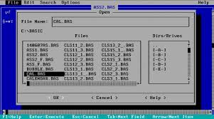 Screenshot GW-BASIC no MS-DOS