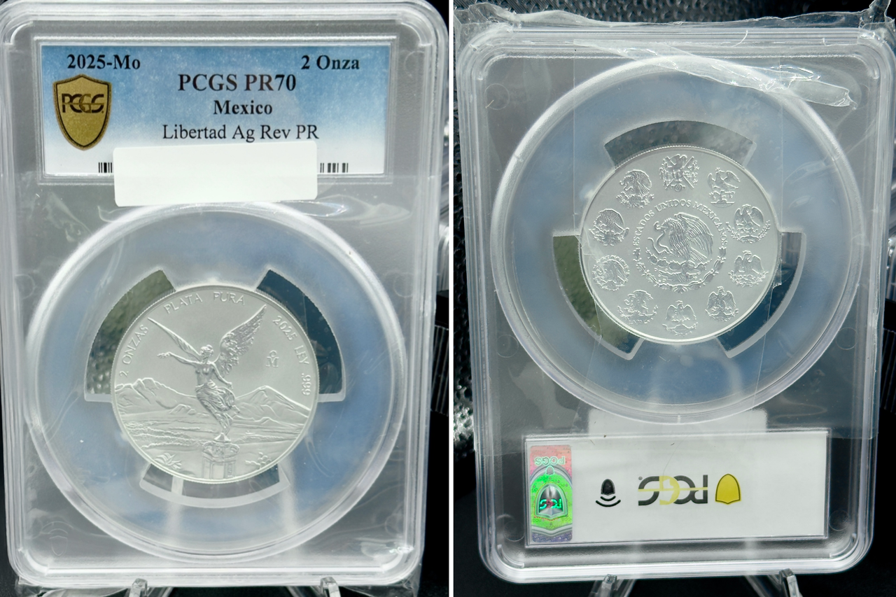 011 2025 PR70 2 Onza Lib