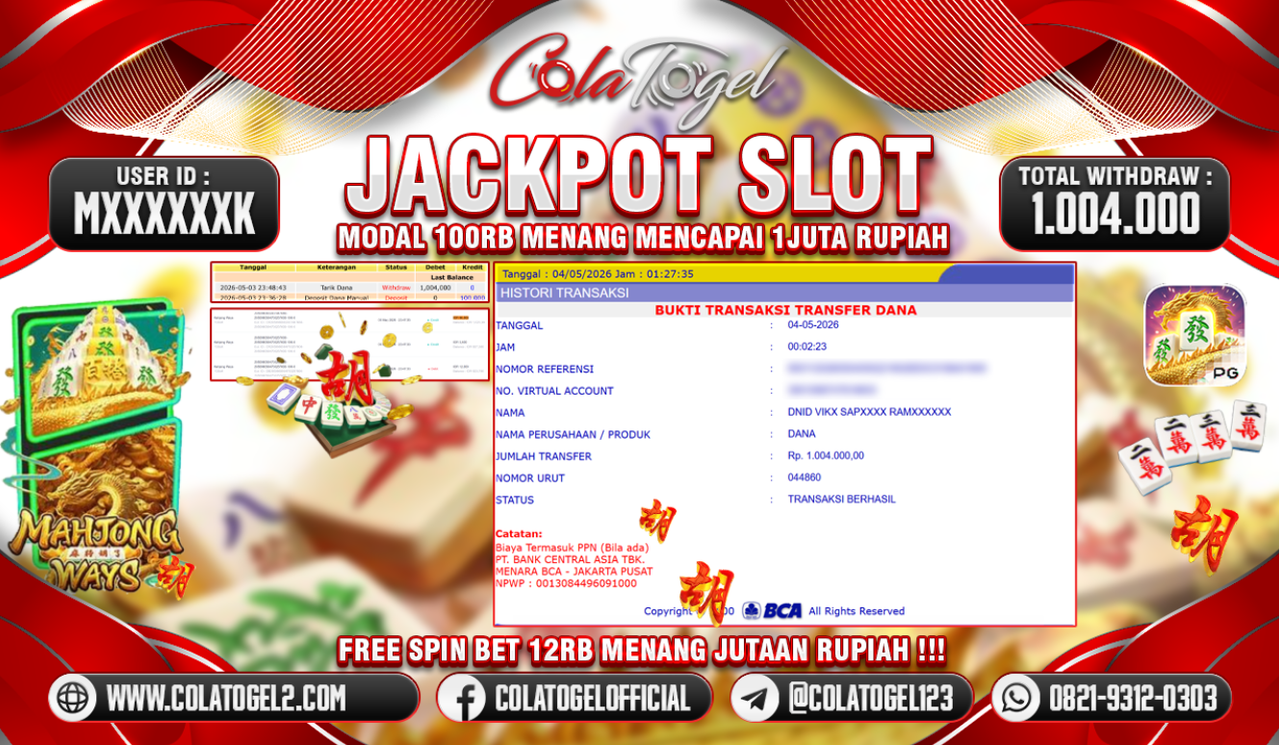 JACKPOT SLOT GACOR!!