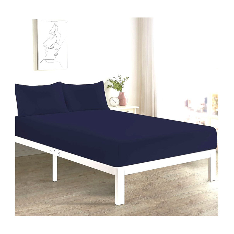Navy Fitted Sheet