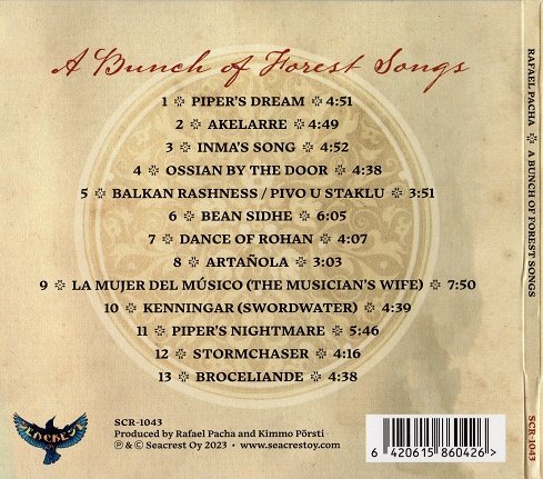 Rafael Pacha - A Bunch Of Forest Songs (2023) Lossless Rafael Pacha - A Bunch Of Forest Songs (2023) Lossless