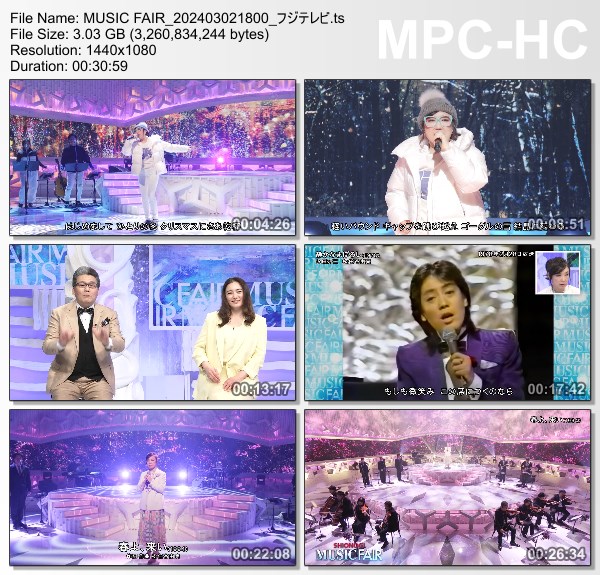 [TV-Variety] MUSIC FAIR – 2024.03.02