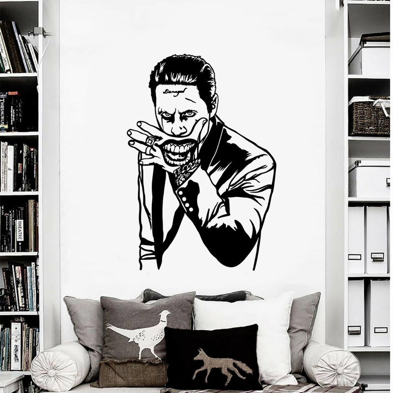 Joker Suicide Squad Wall Art Autocollant//Autocollant