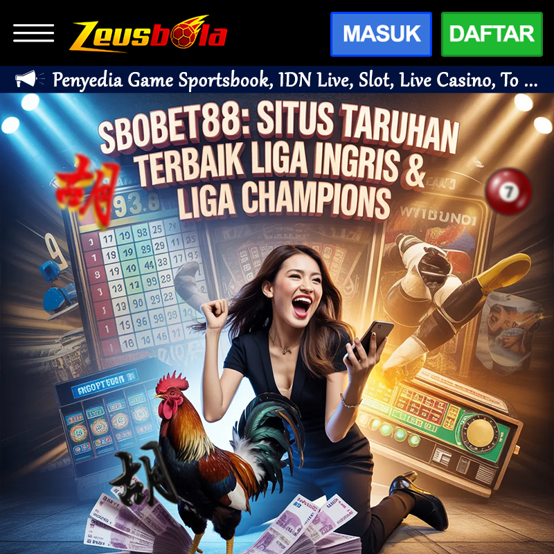 SBOBET88: Situs Taruhan Bola Terbaik Liga Inggris & Liga Champions image 1