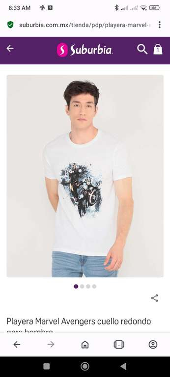 Suburbia, playeras Disney varias tallas y estilos