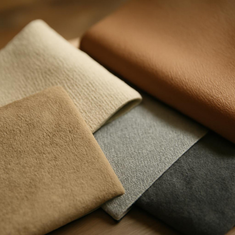 Различные материалы для обивки дивана