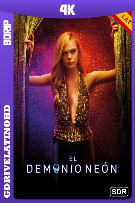 El demonio neón (2016) BDRip 4K SDR Latino-Inglés