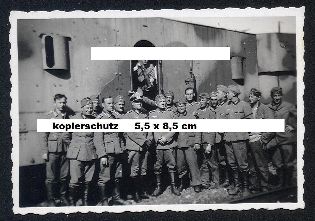 2 WK orig. Foto Beute poln. Panzerzug nr 54 name - Groźny- Tarn Kamo
