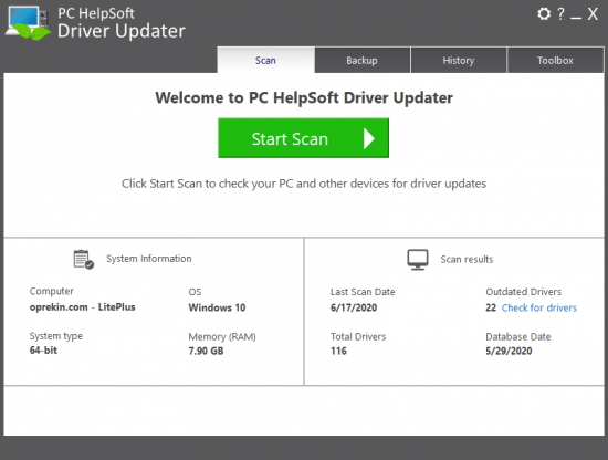 PCHelpSoft Driver Updater 5.3.543 + medicina (KF-RF) Pchelpsoft-driver-updater-1