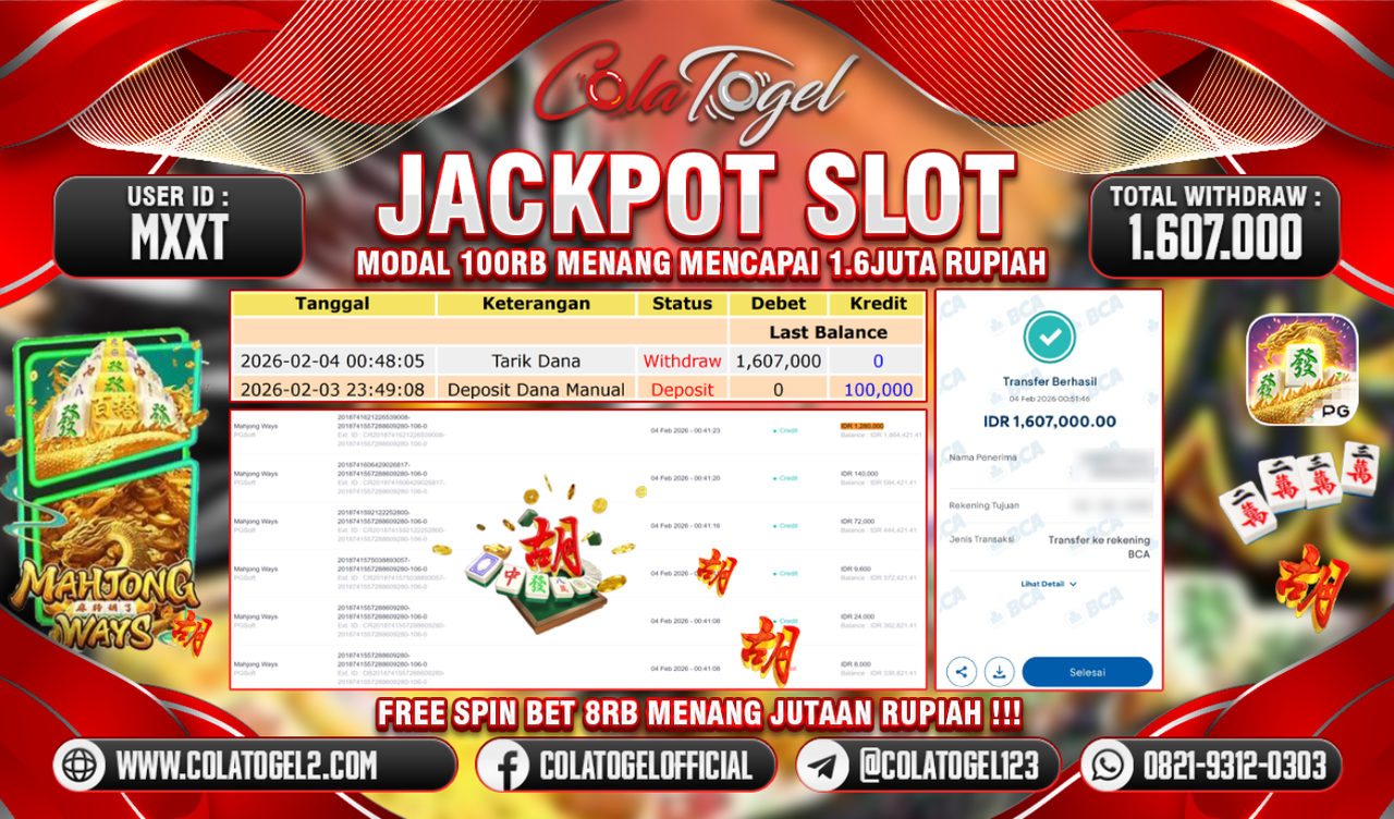 JACKPOT SLOT GACOR!!