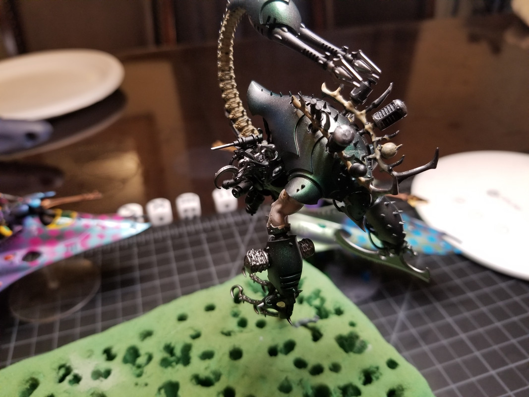 Experimenting with chameleon paints for Druhkari and Harlequins 20191009-111136