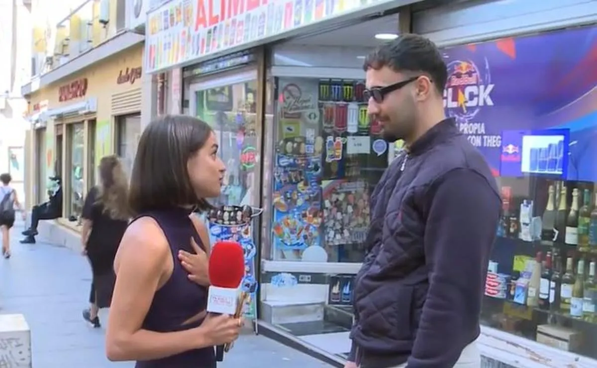 La policía detiene a un hombre que manoseó a un periodista en vivo