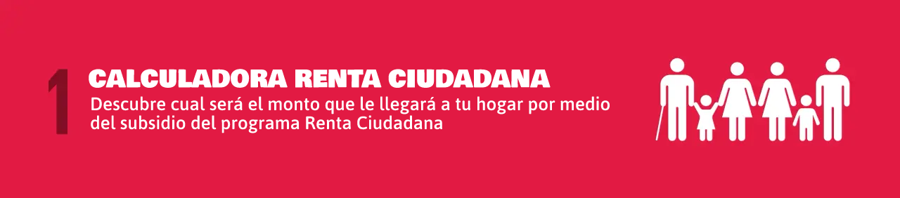Calculadora Colombia sin hambre Programa Renta Ciudadana