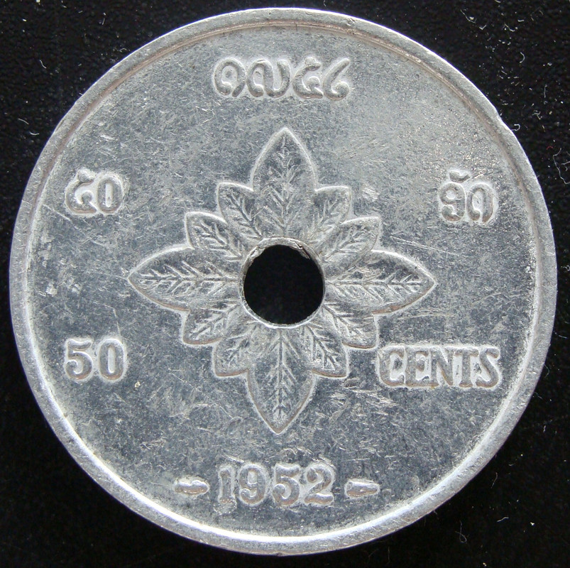 Laos. 50 Céntimos de Piastra (1952) LAO-50-C-ntimos-Piastra-1952-rev