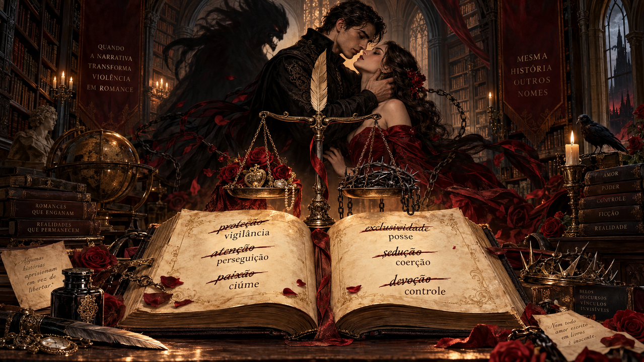A anatomia da fetichização no Dark Romance: quando a narrativa transforma violência em romance