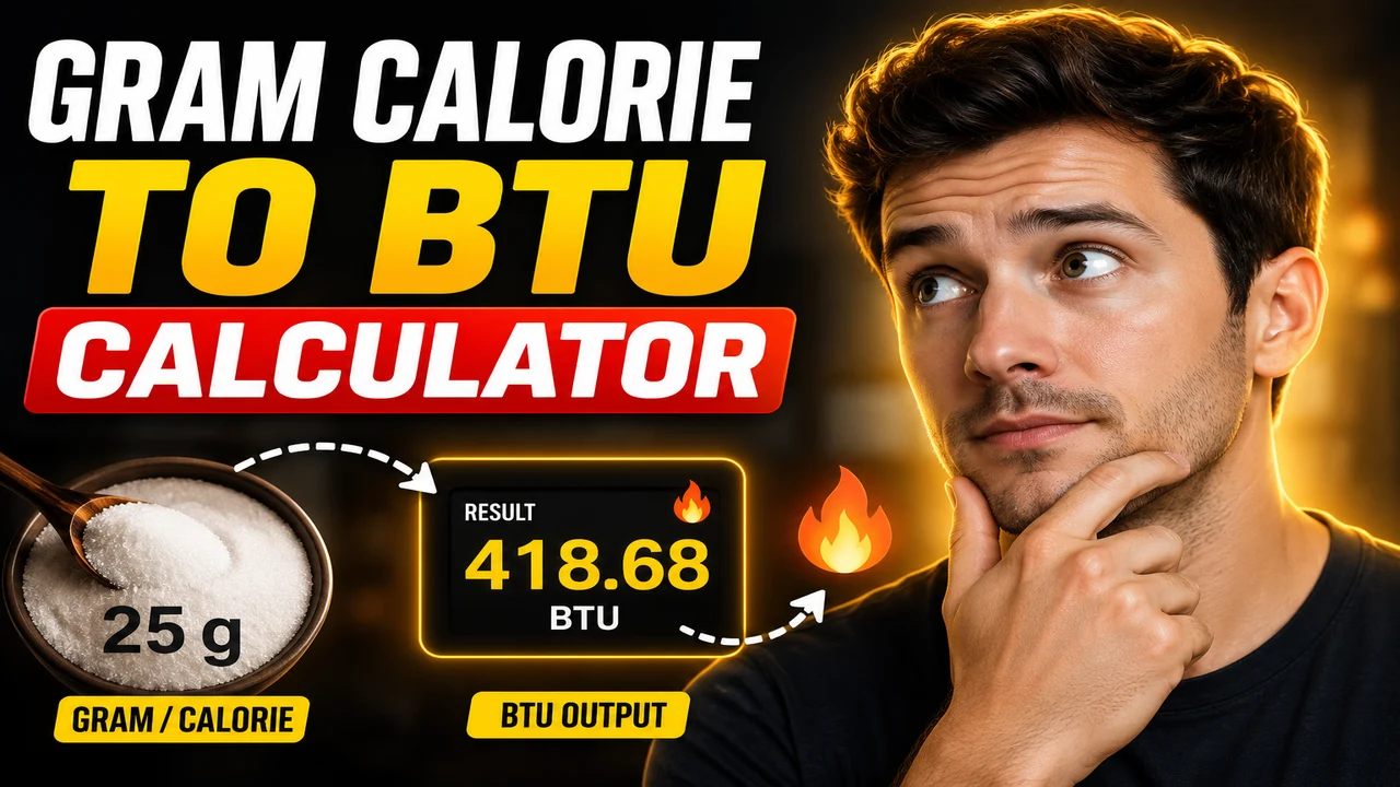Gram Calorie To Btu Calculator Online Free