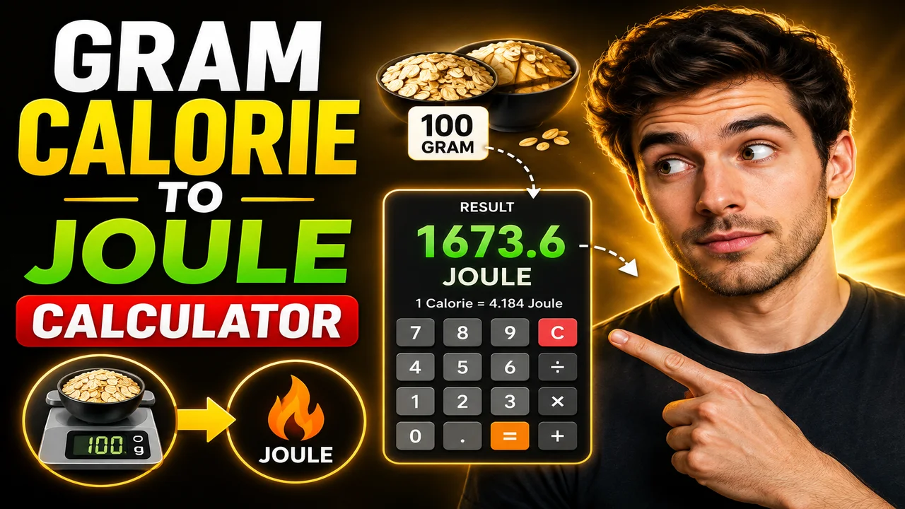 Gram Calorie To Joule Calculator