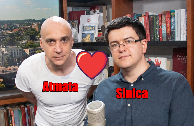 Vytautas Sinica. Vaitkaus vieta su Paleckiu