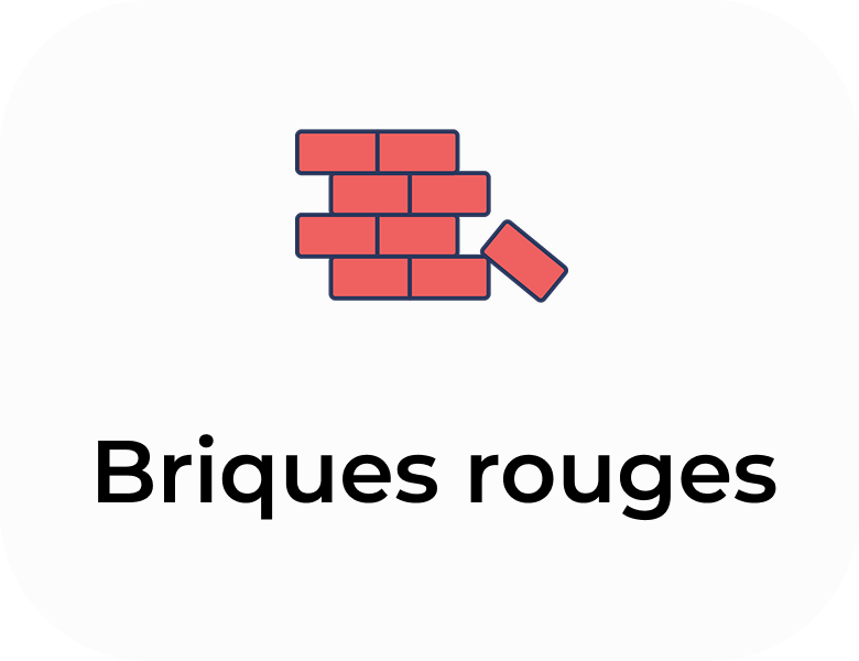 Briques rouges