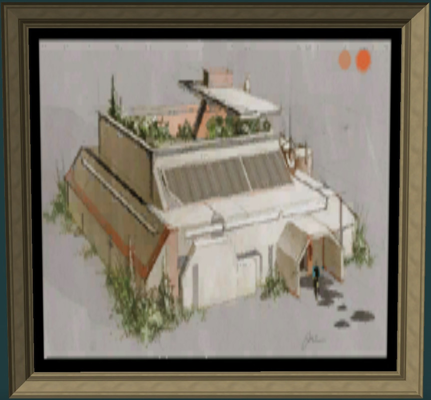 Painting of Residential House
