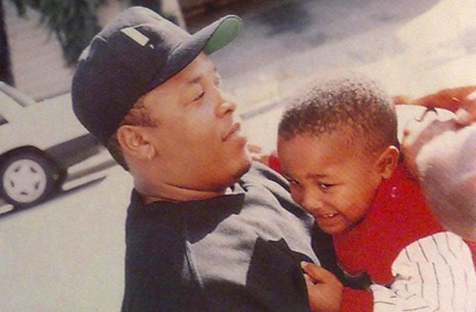 Foto de Dr. Dre  & su  Hijo  Marcele Young