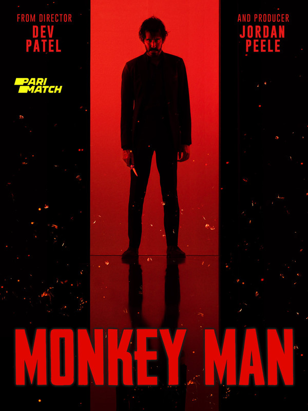  Monkey Man (2024) 480p HDRip Hollywood Movie [Hindi HQ Dubbed] x264 AAC [500MB] Full Movie Download