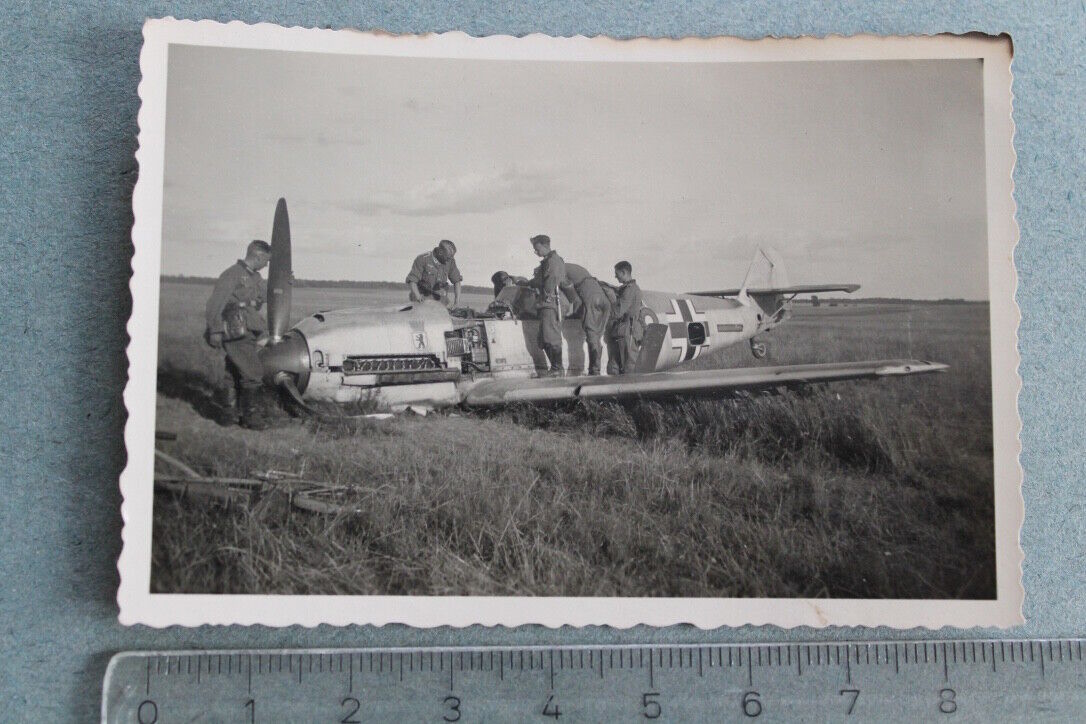 Foto Photo JO WW2 WK2 Messerschmitt Bf Me 109 Staffelwappen Jagdgeschwader JG 27 (1)