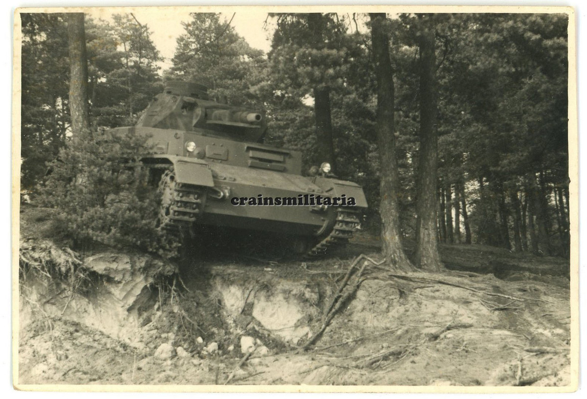 Orig. Foto Panzer IV Tank bei Manöver (4)