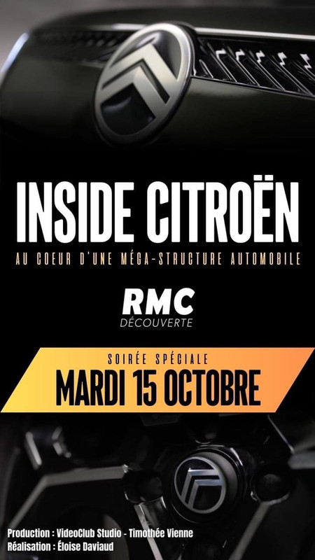 affiche inside citroen