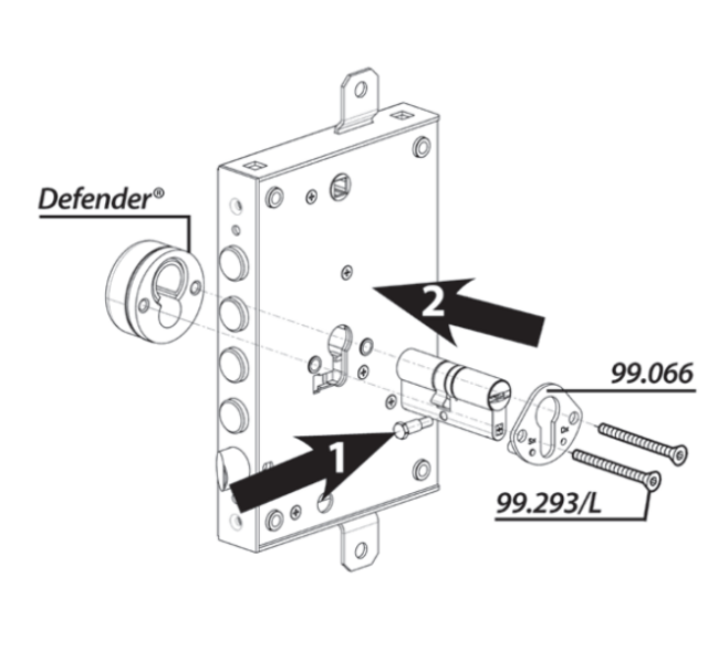 фиксация цилиндра