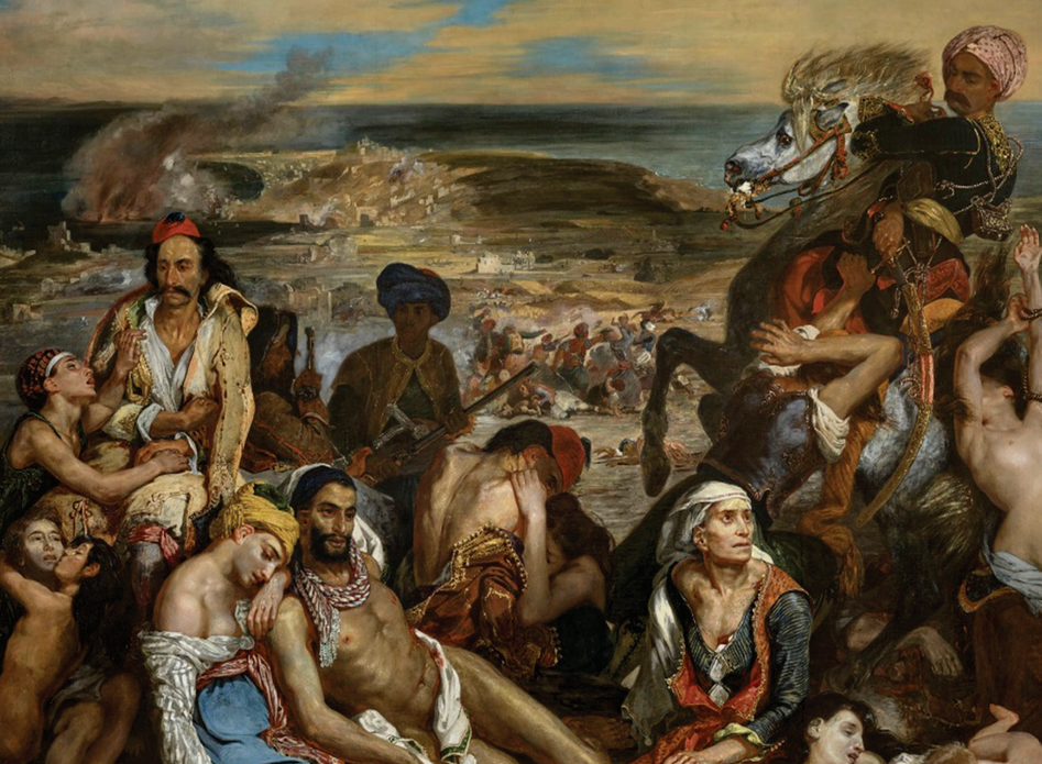 Η ΧΙΟΣ ΤΙΜΑ ΤΗ ΜΝΗΜΗ ΤΩΝ ΘΥΜΑΤΩΝ ΤΩΝ ΣΦΑΓΩΝ ΤΟΥ 1822 ΣΤΗΝ ΙΕΡΑ ΜΟΝΗ ΑΓΙΟΥ ΜΗΝΑ