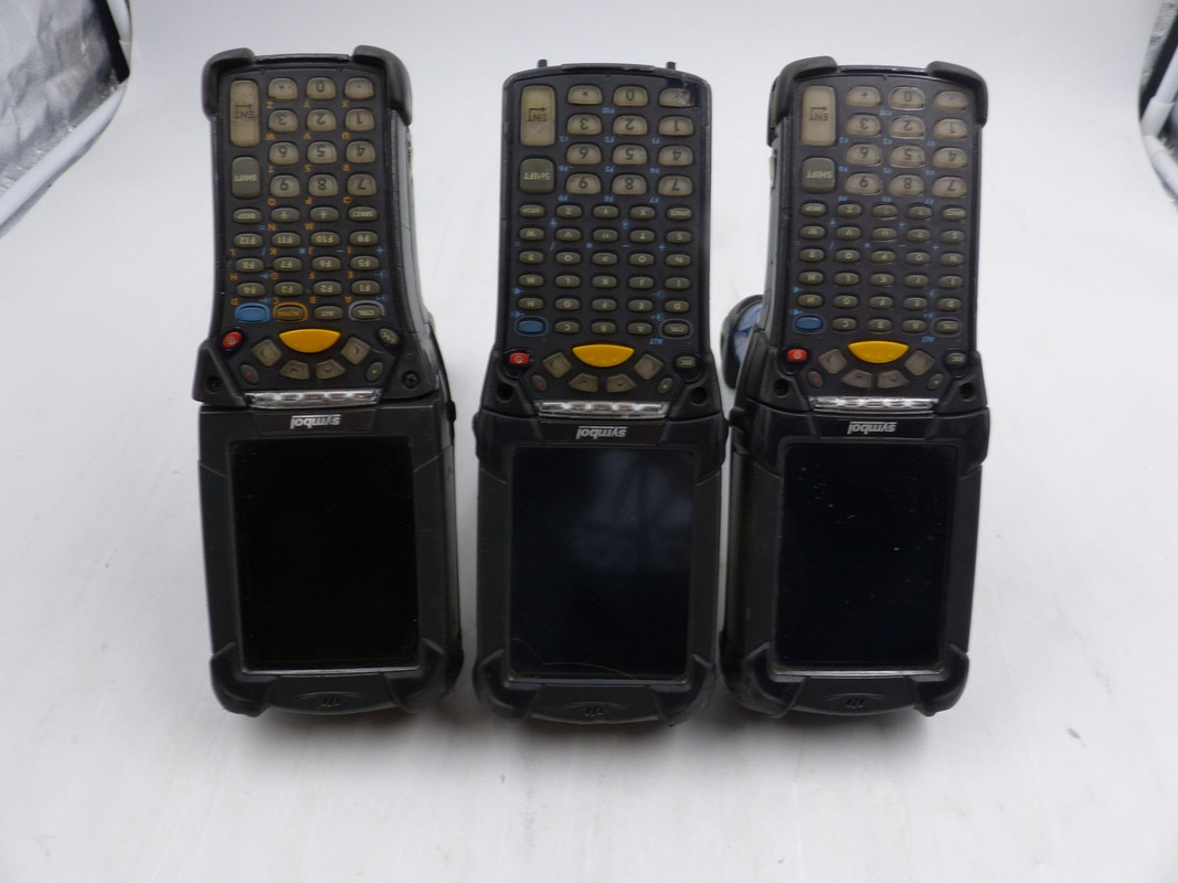 SYMBOL BARTEC HANDHELD MOBILE COMPUTER/BARCODE SCANNERS, 3X MC92N0