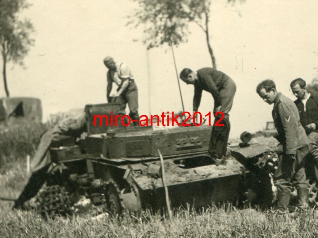 Panzerregiment 5, zerstörter Panzer No.114, bei 