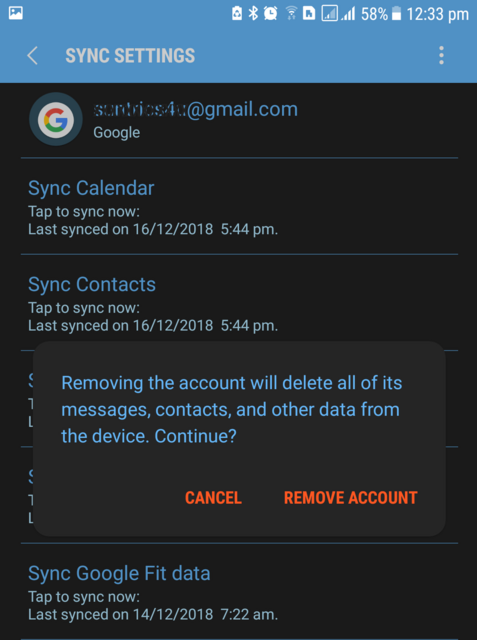 Change Your Default Gmail Account In Android Step 4
