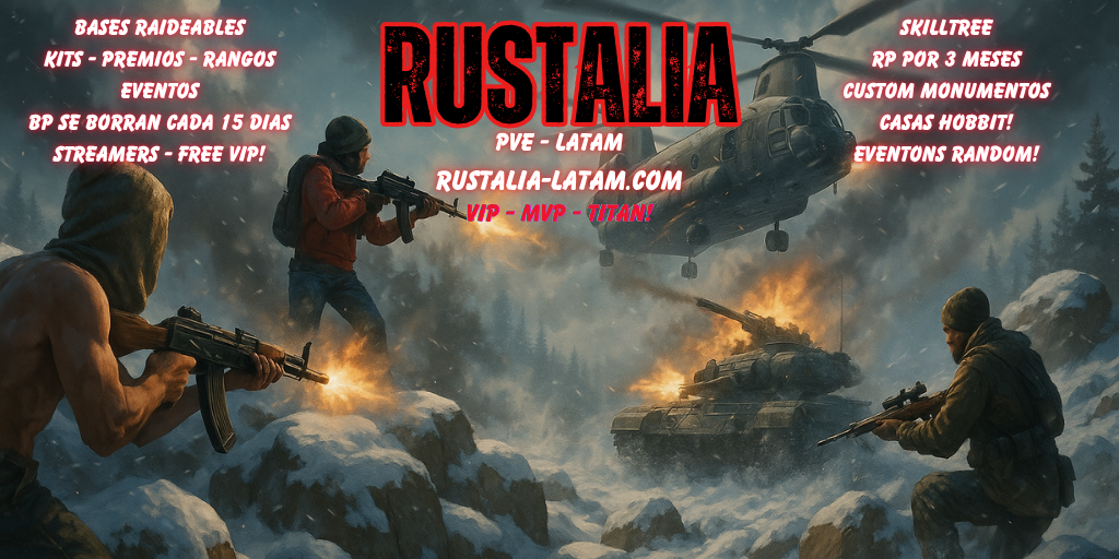 LATAM Rustalia PVE Server Image