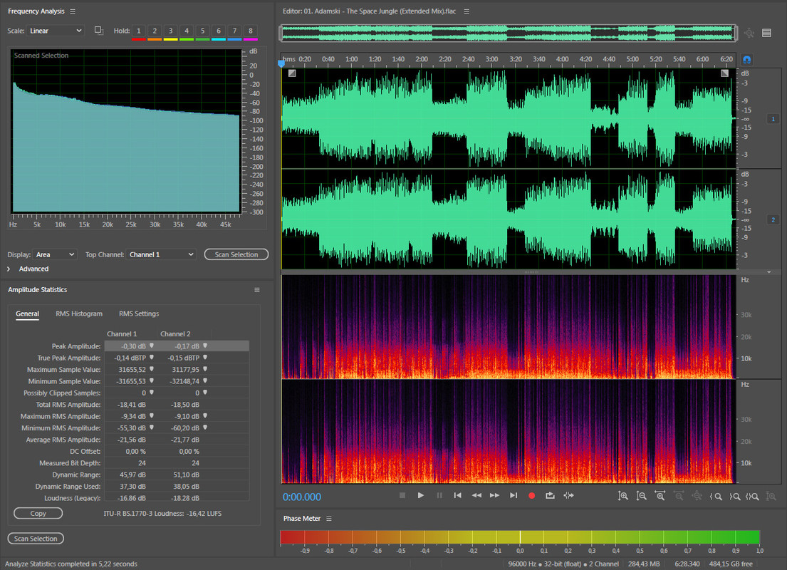 spectr 1990 Adamski - The Space Jungle (US) 12''