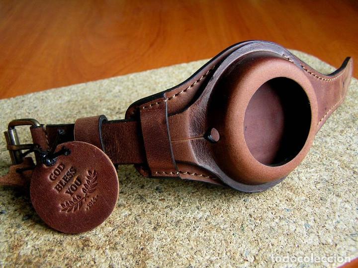 correa de cuero para reloj militar a