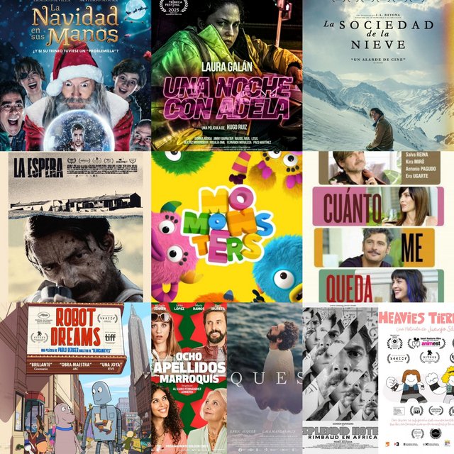 LAS PELÍCULAS ESPAÑOLAS QUE LLEGAN A LOS CINES ESTE MES DE DICIEMBRE DE 2023