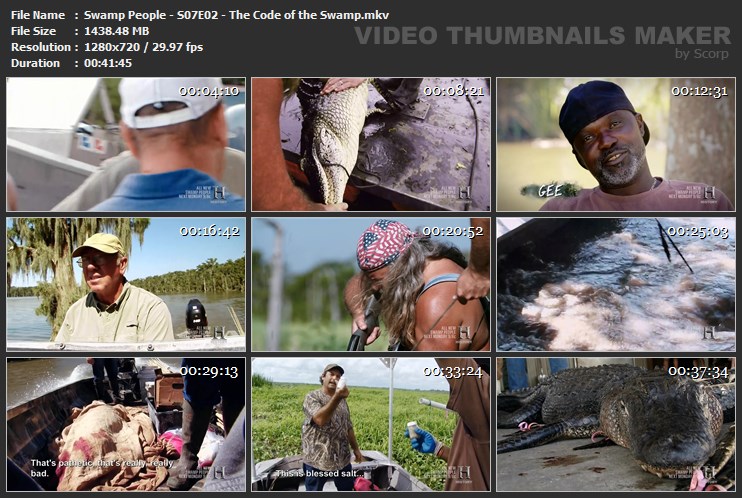Swamp People - S07E02 - The Code of the Swamp.mkv
