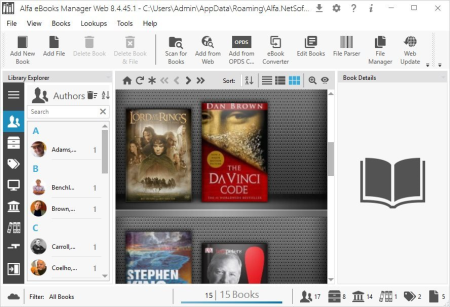Alfa eBooks Manager Pro / Web 8.4.45.1 Multilingual Alfa eBooks Manager Pro / Web 8.4.45.1 Multilingual