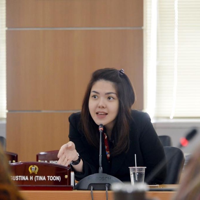 Tina Toon saat menjadi anggota DPRD DKI Jakarta.