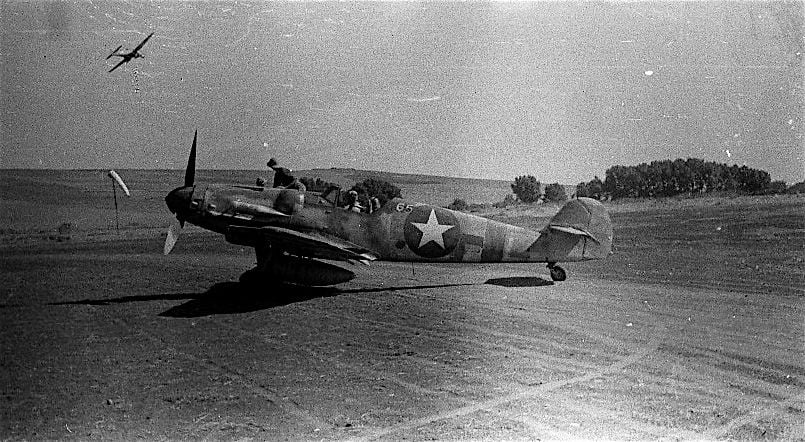 Bf 109G-6 captured on Sicily by 57th FG (1)