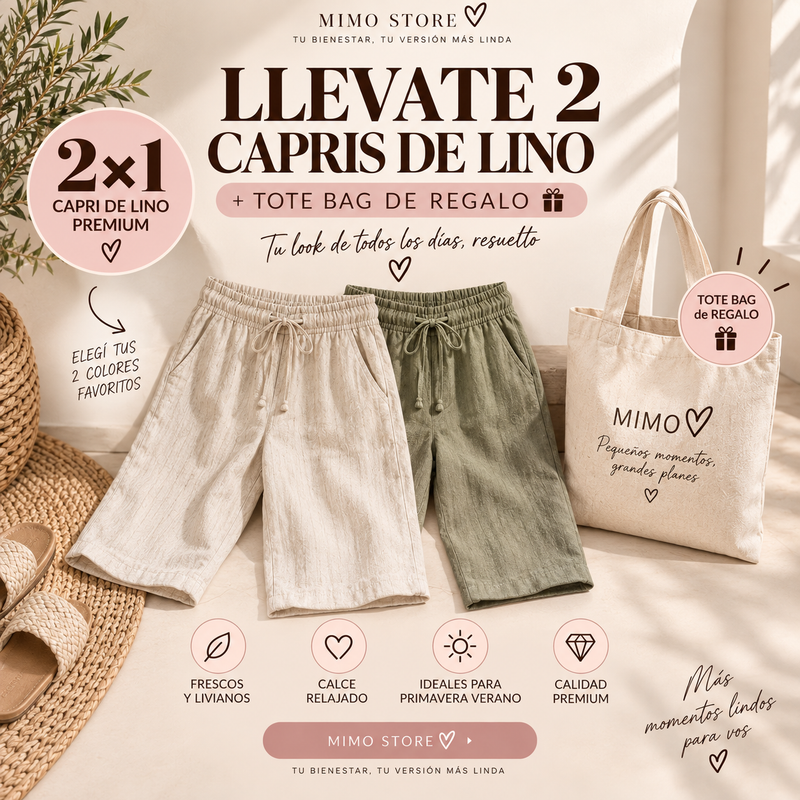 Capri lino versatilidad MIMO