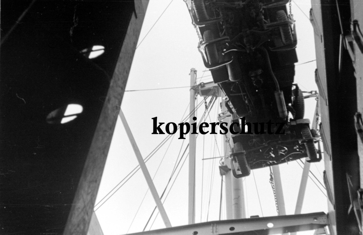 Flandern Schiff Tarn Verladung Schützen-Panzer S