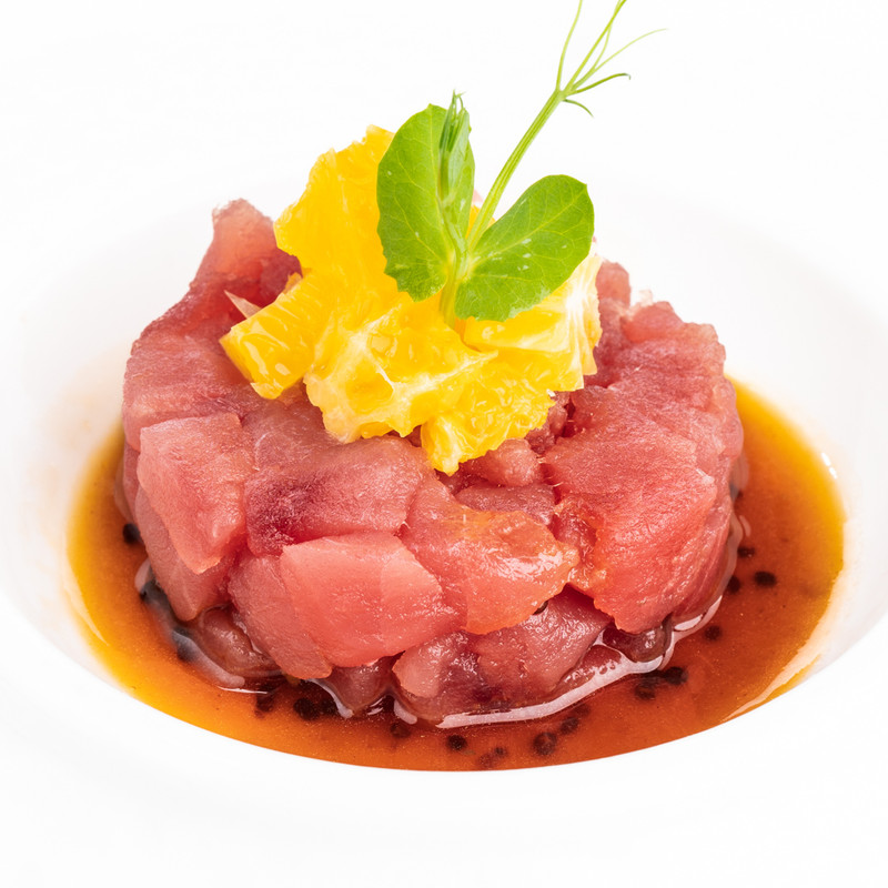 Chirashi riso con tonno e tobiko