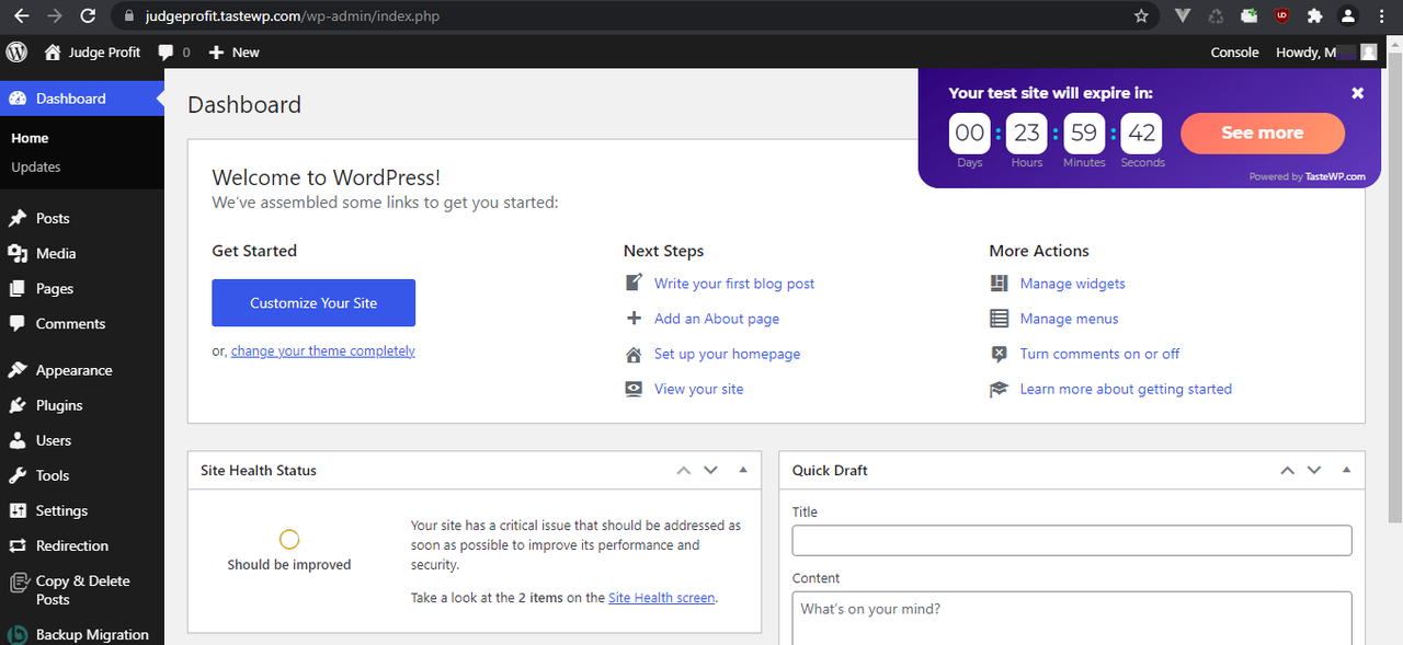 Esperimenti su WordPress - Quootip
