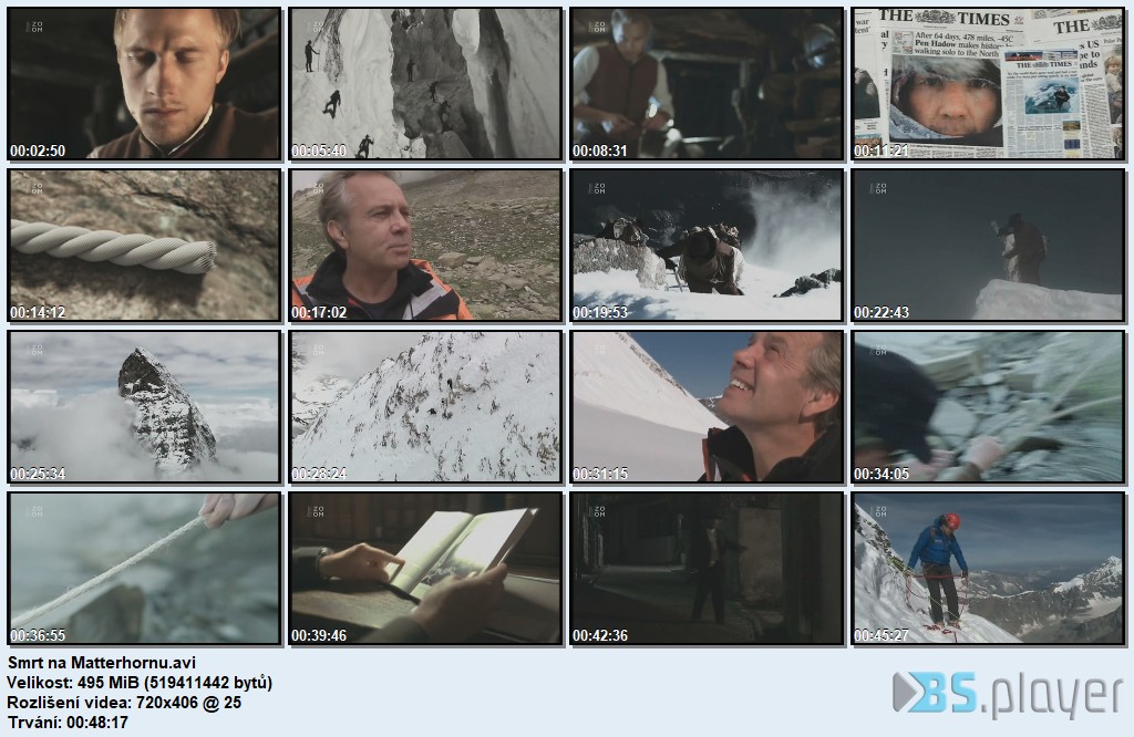 Smrt na Matterhornu / Terra X: Tatort Matterhorn / CZ